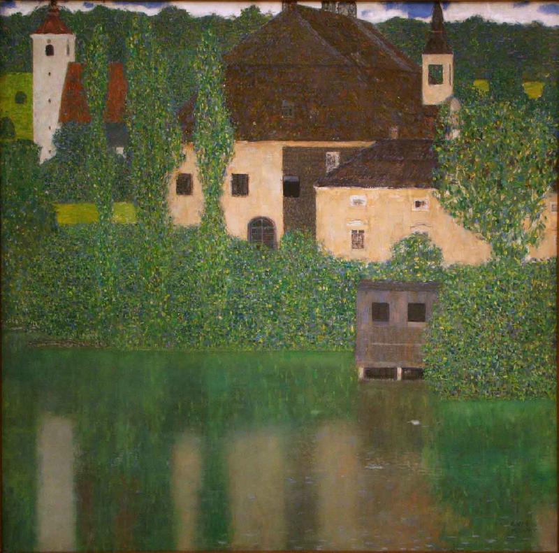 Gustav Klimt Castle with a Moat